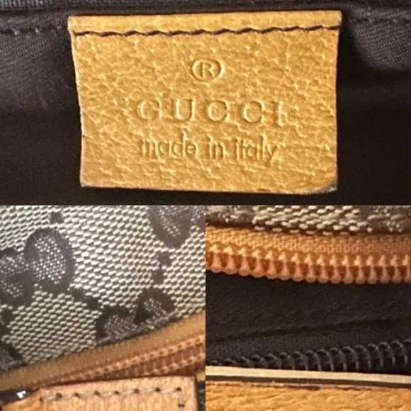 GUCCI GG Canvas Medium Web Tote - Picture 7 of 8